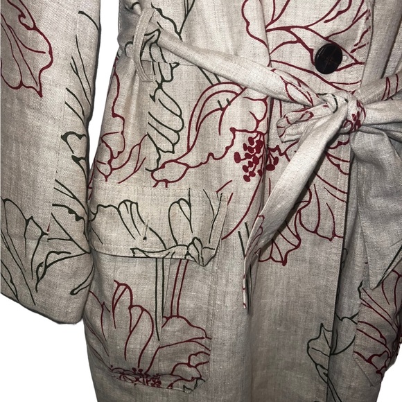 Vintage Carrie Hutton Linen Blazer Size 8 - Picture 4 of 8